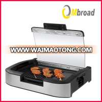 new products 1800-Watt non stick Electric Grill Griddle with Glass Lid